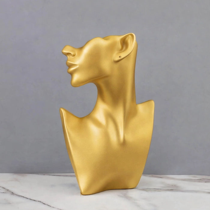 Estatua Rostro Soporte De Joyería Decoración Habitación