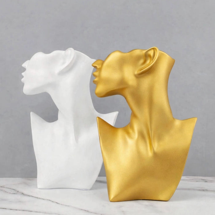 Estatua Rostro Soporte De Joyería Decoración Habitación