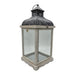 Farol Calentador De Vela Costero De Madera Blanco Vintage M - Fliperex