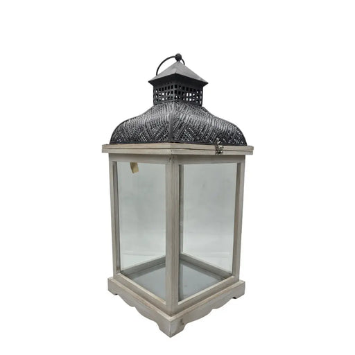 Farol Calentador De Vela Costero De Madera Blanco Vintage S - Fliperex