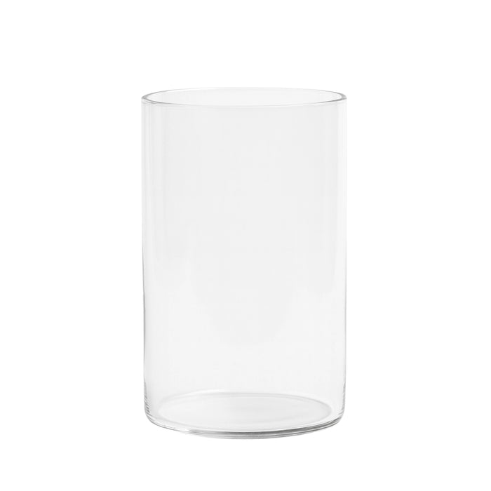 Florero De Vidrio Alto Cilindrico Transparente Jarron