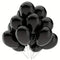 Globos 50 Unidades Color Negro Tamaño 30 Cm