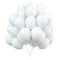 Globos Color Blanco 100 Unidades Tamaño 25 Cm