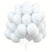 Globos Color Blanco 100 Unidades Tamaño 25 Cm - Fliperex