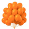 Globos Color Naranjo 100 Unidades Tamaño 25 Cm