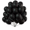 Globos Color Negro 100 Unidades Tamaño 25 Cm