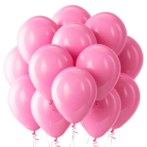 Globos Color Rosado 100 Unidades Tamaño 25 Cm - Fliperex