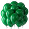 Globos Color Verde Oscuro 100 Unidades Tamaño 25 Cm
