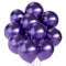 Globos Morado Metalizado 50 Unidades Tamaño 25 Cm