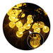 Guirnalda Solar Esfera Bolitas Luces Led Decoracion Jardin - Fliperex