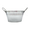 Hielera Metalica Vintage Con Asas Champaña Hielo Tragos P