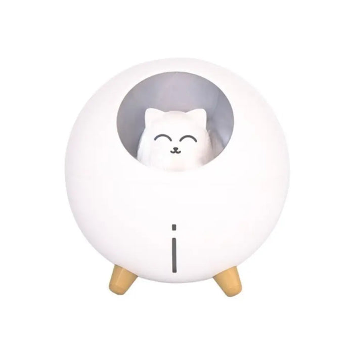 Humidificador Usb De Gatito Redondo Kawaii Vaporizador - Fliperex