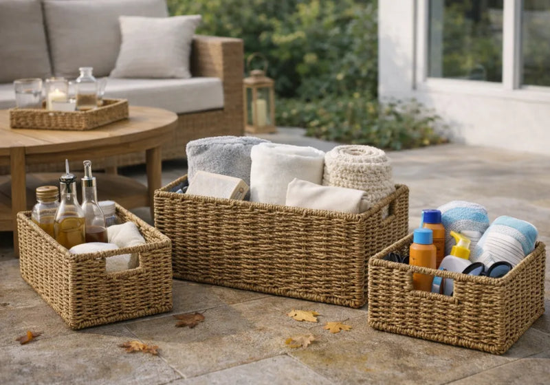 CANASTOS QUE ORDENAN TU JARDÍN