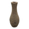 Jarron Florero Decorativo Tejido Rattan Moderno Café 50 CM