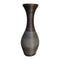 Jarron Florero Decorativo Tejido Rattan Moderno Marron 60 CM