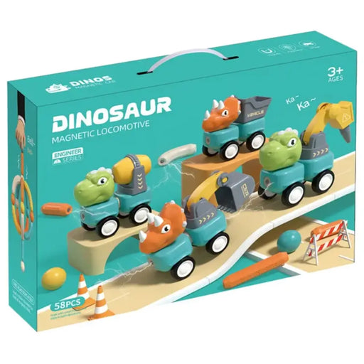 Juego De Varillas Magneticas Dinosaurios Juguete Didactico - Fliperex