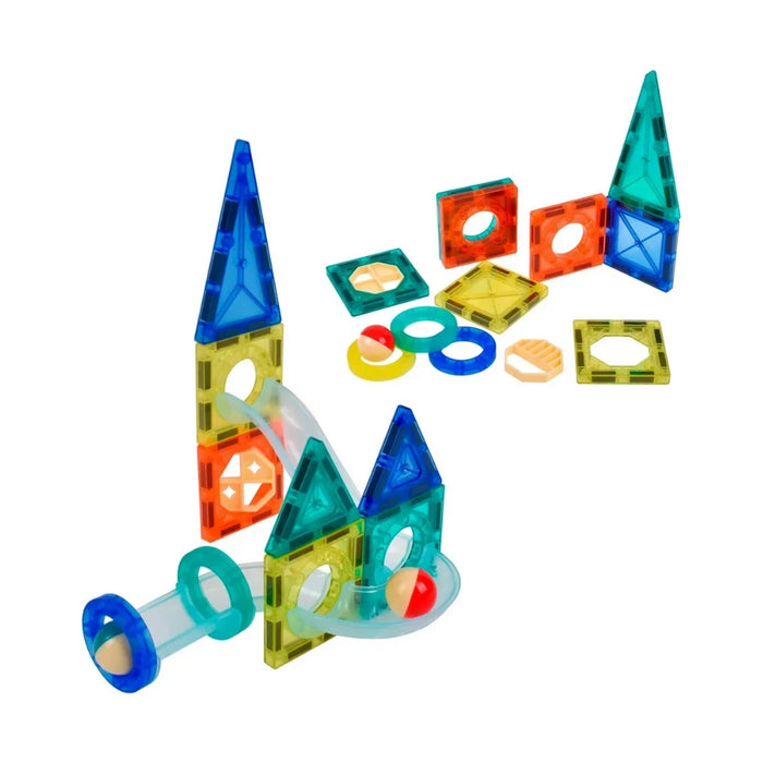 Juego Bloques Magneticos Construccion 42 Piezas Tobogan