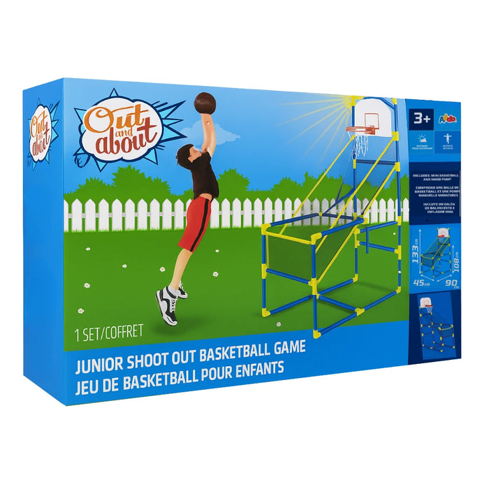 Juego De Baloncesto Infantil Con Canasta Inflador y Pelota