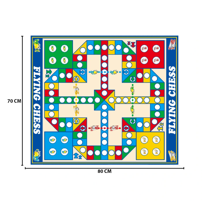 Juego De Mesa Ludo Grande Entretenimiento Tapete Didactico