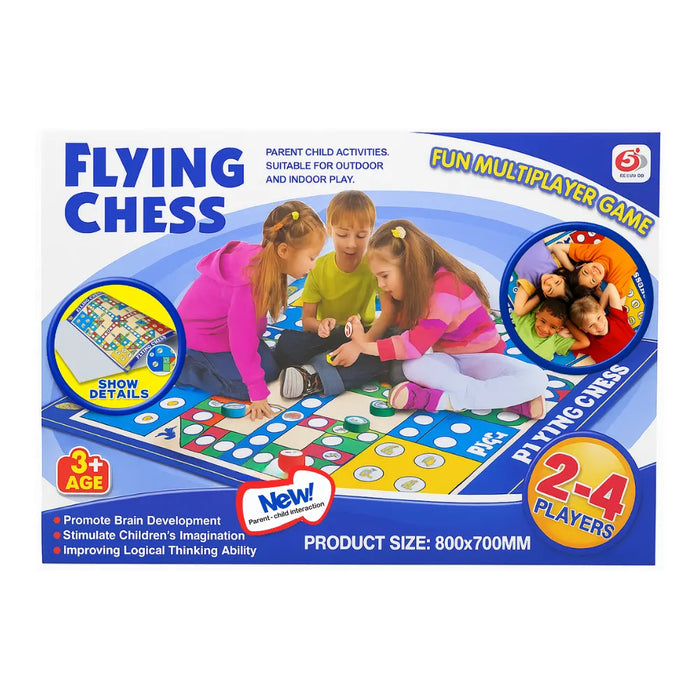 Juego De Mesa Ludo Grande Entretenimiento Tapete Didactico