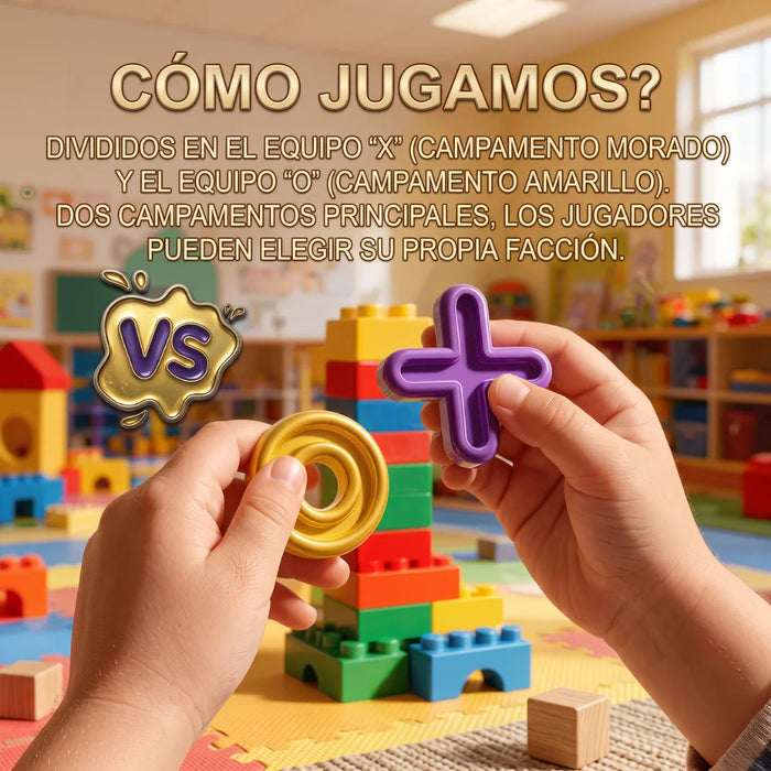 Juego Gato Múltiple Tic Tac Toe Estrategia Familiar Infantil