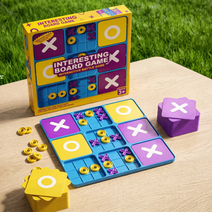 Juego Gato Múltiple Tic Tac Toe Estrategia Familiar Infantil