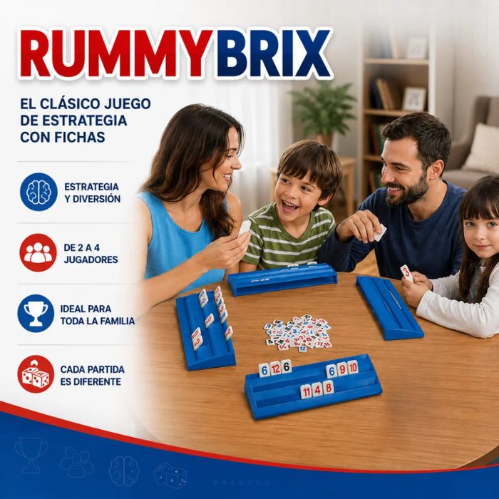 Juego Rummikub Juego De Mesa Estrategia Familiar Clasico