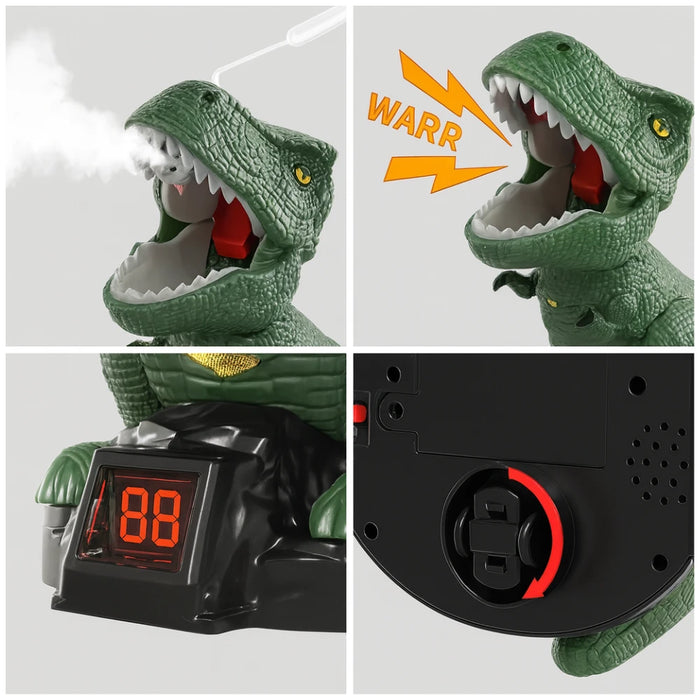 Juego de Punteria Dinosaurio Con Pelotas y Lanzadores
