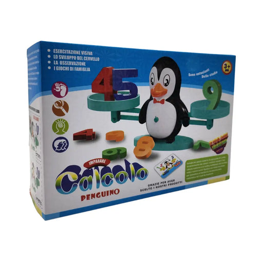 Juguete Educativo Equilibrio Matematicas Pingüino Para Niños - Fliperex