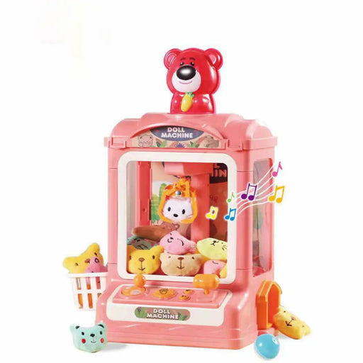 Juguete Mini Maquina Saca Peluche Garra Kawaii Doll Machine - Fliperex