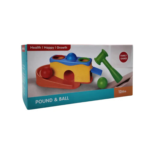 Juguete Para Bebe Tobogan Descarga Con Martillo Y 3 Pelotas - Fliperex