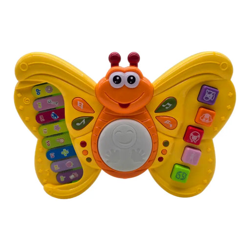 Juguete Piano Musical Con Luces Sonidos Animales Mariposa - Fliperex
