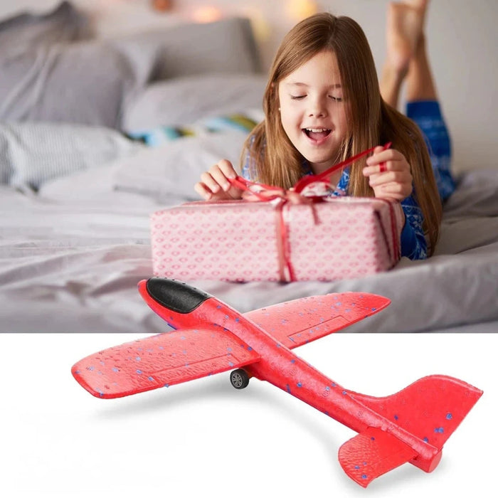 Juguete Avion Planeador Con Pistola Disparo Aereo Niños