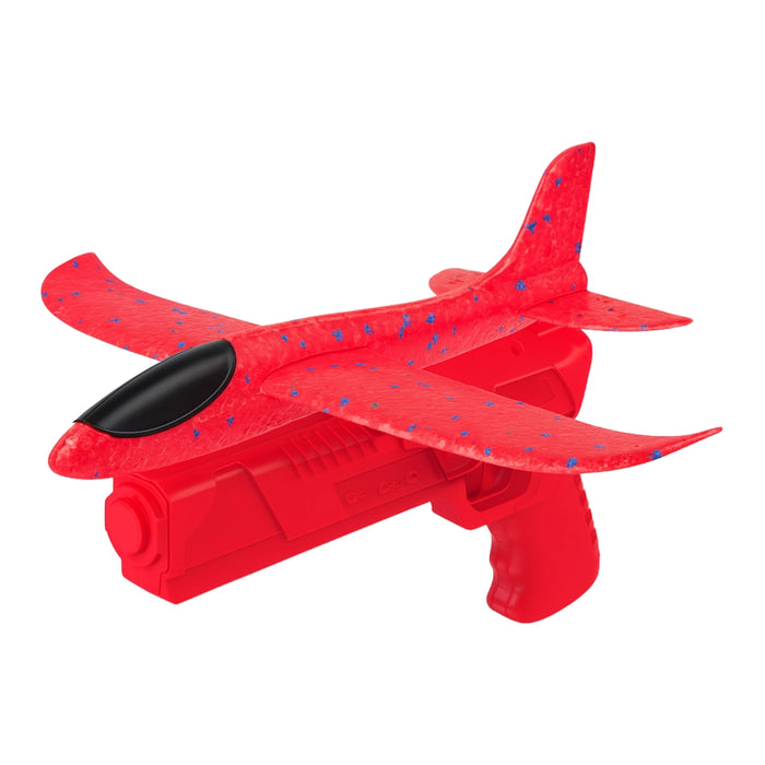 Juguete Avion Planeador Con Pistola Disparo Aereo Niños