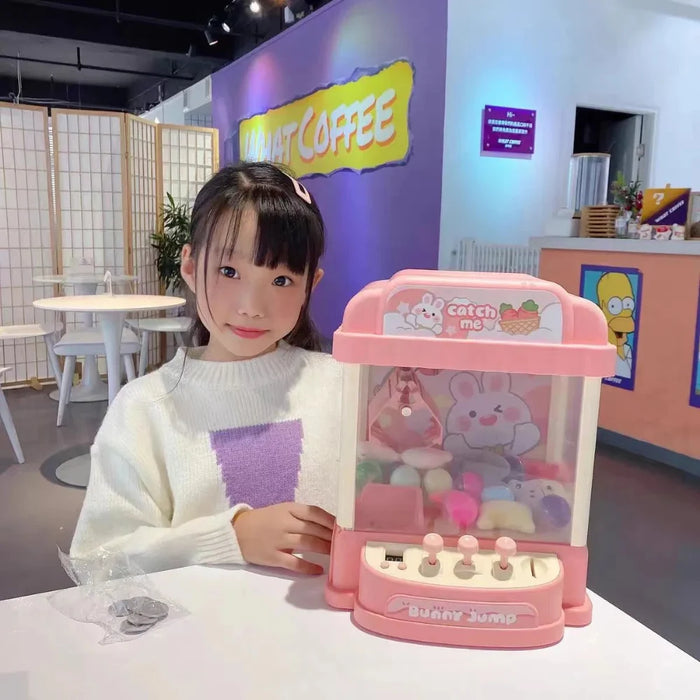 Juguete Mini Maquina Saca Peluche Garra Cute Claw Machine