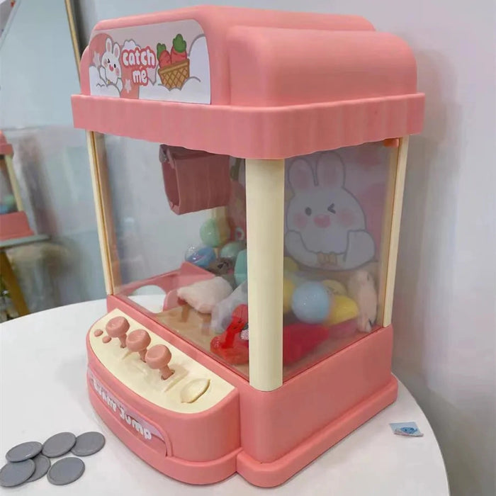 Juguete Mini Maquina Saca Peluche Garra Cute Claw Machine