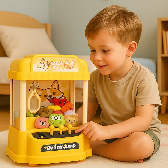 Juguete Mini Maquina Saca Peluche Garra Cute Claw Machine