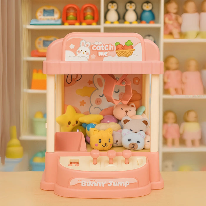 Juguete Mini Maquina Saca Peluche Garra Cute Claw Machine