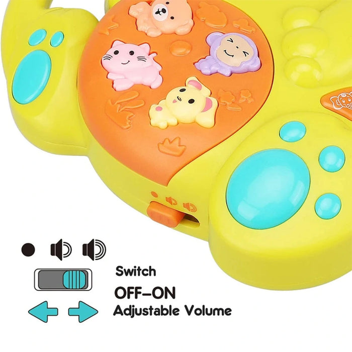 Juguete Piano Musical Con Luces Sonidos Animales Dinosaurio