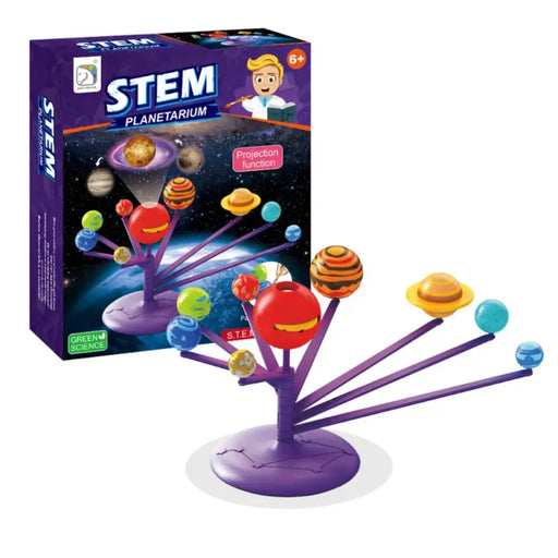Kit Sistema Solar Educativo Rotacion De Planetas Y Proyector - Fliperex