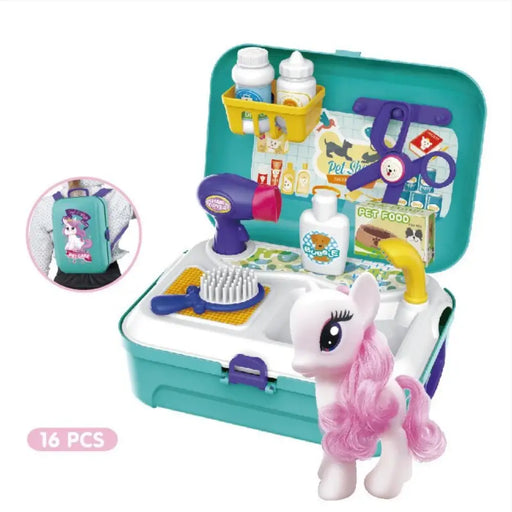 Kit Veterinario/a Maleta Tipo Mochila 16 Piezas Pet Care - Fliperex