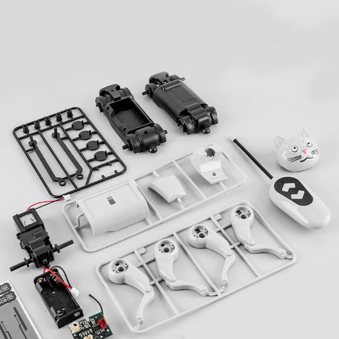 Kit 2 Arma Tu Primer Perro Robot RC a Control Remoto Juguete