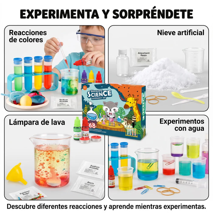 Kit Ciencia Avanzado 268 Experimentos Científicos Para Niños