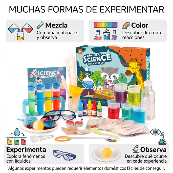 Kit Ciencia Avanzado 268 Experimentos Científicos Para Niños
