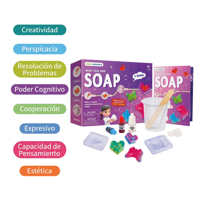 Kit Crea Tu Primer Jabon Juguete Didactico Educativo
