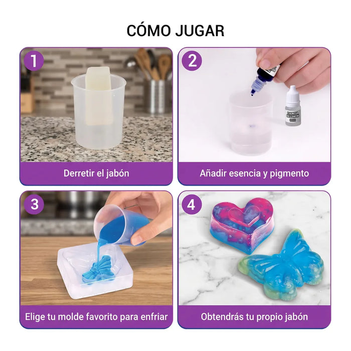 Kit Crea Tu Primer Jabon Juguete Didactico Educativo