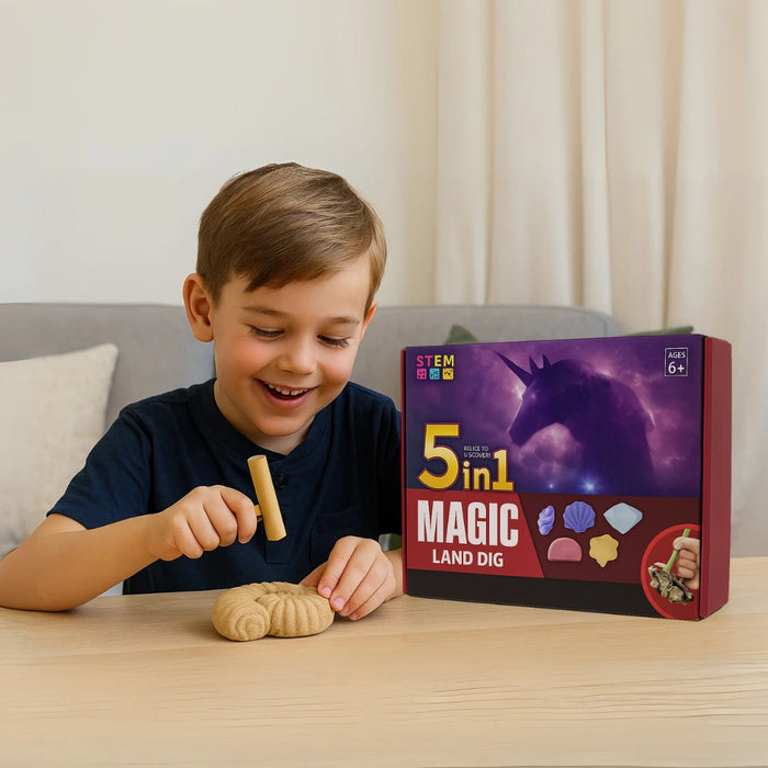 Kit De Excavación Magic 5 En 1 Juguete Educativo Infantil