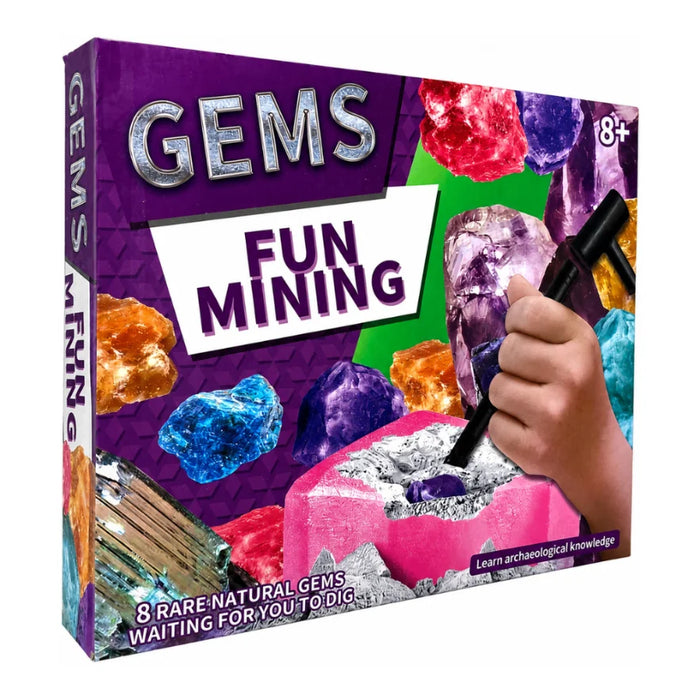 Kit Excavacion Rocas Y Minerales Ciencia Juguete Educativo