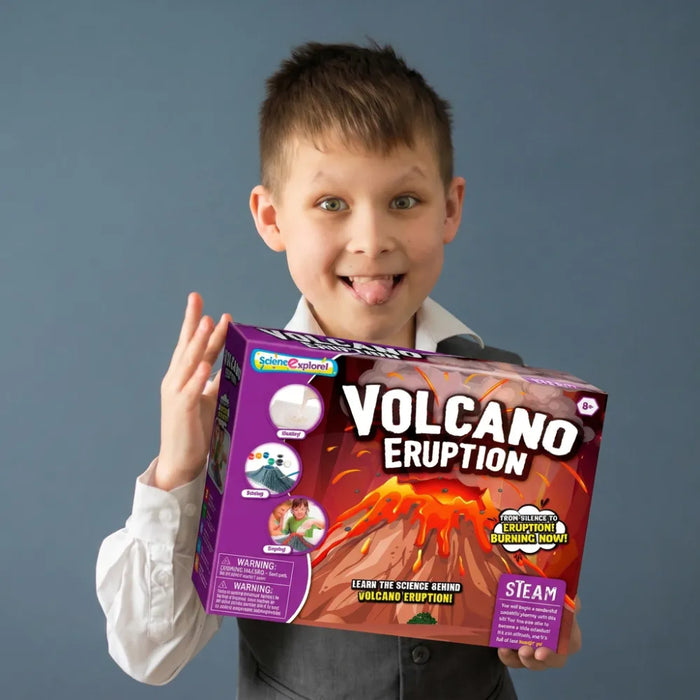 Kit Experimento Erupción Volcán Juguete Didáctico Educativo