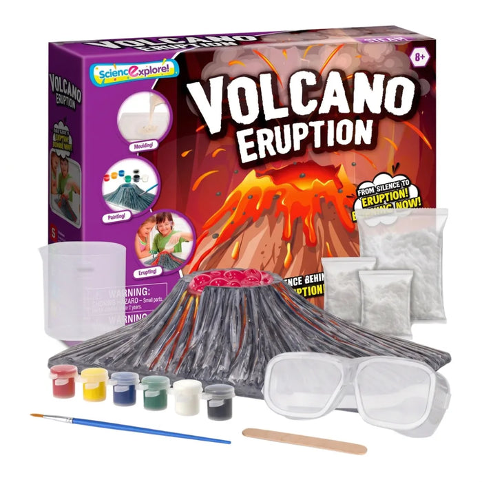 Kit Experimento Erupción Volcán Juguete Didáctico Educativo